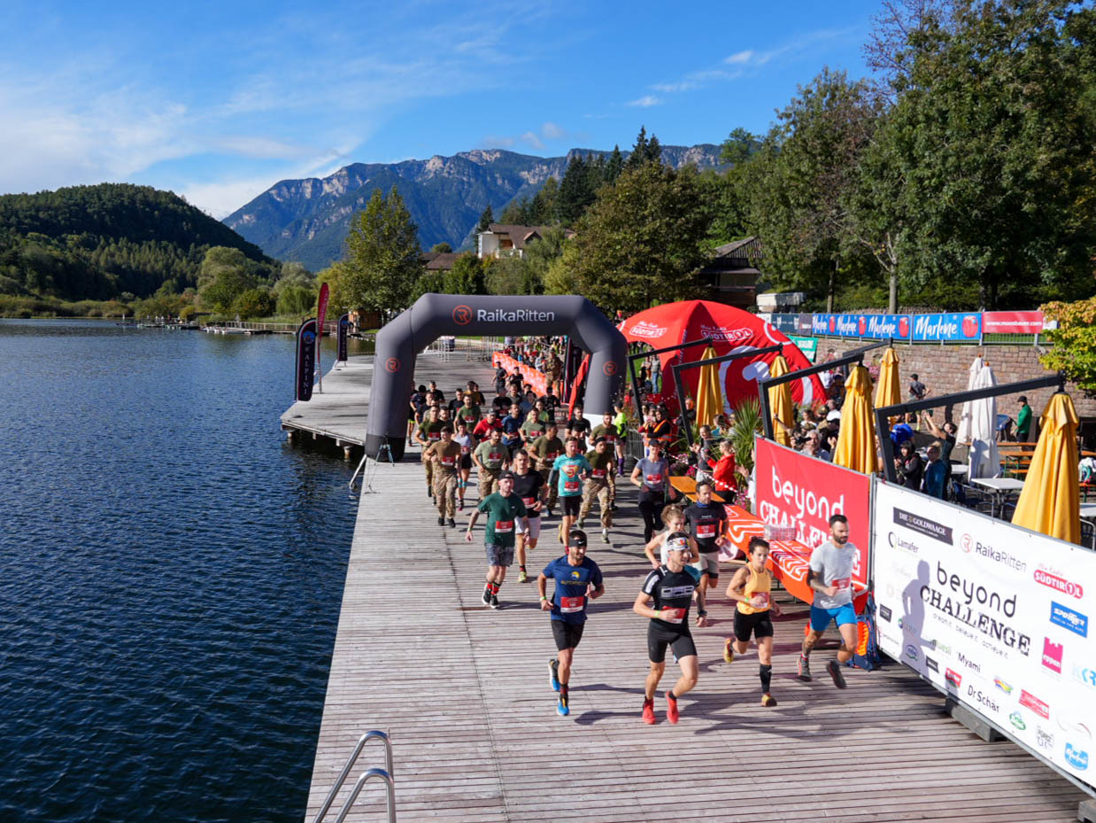 Partenza di beyond challenge al Lido di Monticolo